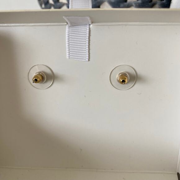 Pink Linen Boho Lightweight Wooden Half Circle Earrings NEW - Picture 4 of 6